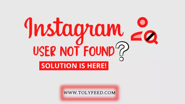 User Not Found Instagram